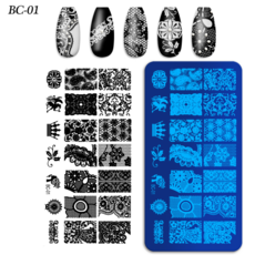 유행아이탬 레이스 플레이트 5종, BC-01, 1세트, BC-01 BC-01, 1세트, BC-01