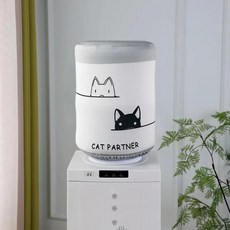 사무실 귀여운 양동이 장식 용기 병 보호대 물 디스펜서 커버 식수대 먼지, 1개, 3) 07 - 40X28CM