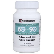 KIRKMAN Senior Essential 60 Ears to 90 Advanced Eye Care Support Softgel, 1個, 60 件