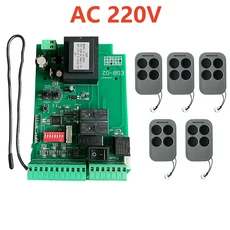슬라이딩 도어용 110V 제어 보드 433mhz (리모컨 포함), 11 220v 5RC