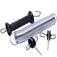 그물망 울타리 촘촘한 새 동물 메쉬 나일론 보호망 휀스 안전망 전기 울타리 게이트 키트 + 핸들 세트 스프, 01 4 In 1