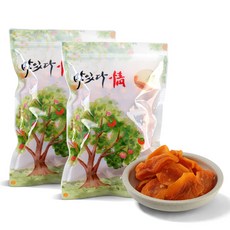 정품 대봉 감말랭이 1kg + 1kg 청도 대봉감말랭이 곶감말랭이 생산자직판, 2개