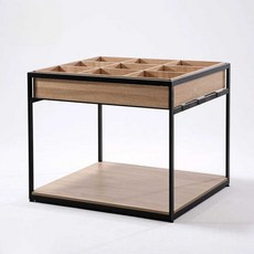 매장 음료 거치대 음료잔 물병 홀더 카페 컵 진열대, 94x84x83 9칸 (하단 판 미포함)