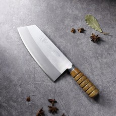 葉添 台中尖小-尖頭片刀 Ｖ金高硬度/複合鋼/台灣品牌/保固一年/鋒利持久/中式菜刀/尖頭刀/片刀/廚刀/料理刀/刀具, 1個, 台中尖小-木柄