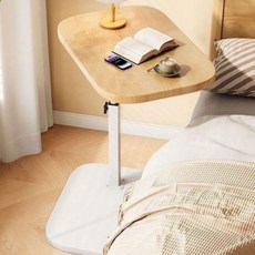 360도 회전 높이조절 사이드 테이블 보조 협탁 책상, 상세페이지 참조