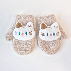 국내생산 귀여운 고양이 벙어리장갑 유아동장갑