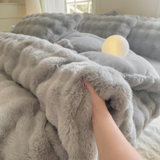 모다까사 자가발열 토끼털 극세사 양면 두꺼운 이불