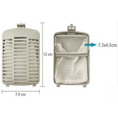 聲寶洗衣機濾網-有塑灰殼內崁/小 S-26 台灣製造, 1個