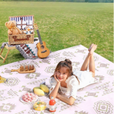 와이엑스 일회야외매트 캠핑식탁보 테이블커버 방수돗자리