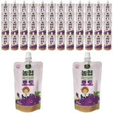 농협 100% 국산 담은 포도 음료, 50개, 100ml