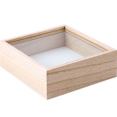 대형 박제 나비 전시 프레임 곤충 액자 보관 표본 소장 디스플레이 채집, 14.5X14.5X6cm, 1개