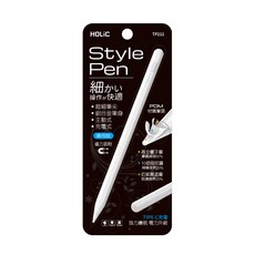HOLiC TP211 充電式通用版手寫繪圖筆，高靈敏度觸控筆，適用多款平板電腦與手機, 1個, 白色