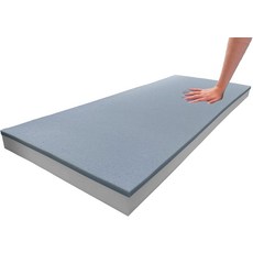 폼마 0.5 x 24 72 고밀도 실내용 폼 교체용 소파 쿠션 필러 스터핑 의자 및, 3" x 24" 72", 1 Pack, Gel Memory Foam