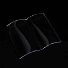 책모양 투명 아크릴 문진 대형, 1개