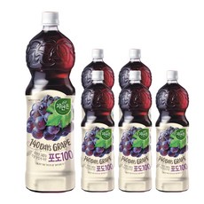 자연은 포도 주스, 1.5L, 6개