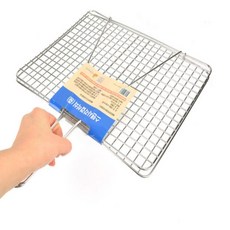 스텐 겹석쇠 바베큐석쇠 직화그릴팬, 소