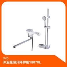 京典衛浴OVO 沐浴龍頭升降桿組Y8070L 沐浴龍頭 升降桿組 淋浴組 花灑組 蓮蓬頭, 1個