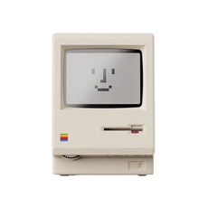 Maclock 復古Apple Macintosh造型電子時鐘, 象牙白