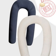 포유 쫀득 마약 뚱뚱 바디필로우 U자형 커버, 뚱뚱U커버_그레이