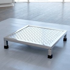 철제 발판 스텝 알미늄 디딤판 계단 안전 철재 간이 작업, 1개, 3. 50X30 높이 10cm