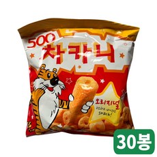 차카니 JJ 추억의 불량식품 문방구과자 스낵, 32g, 30개