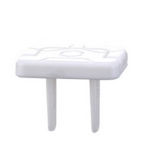 桔比雜貨舖 兒童安全插座蓋 防觸電防塵二孔防護寶寶電源保護蓋, 如附圖, 1個