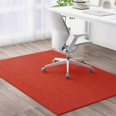 바닥보호매트 긁힘방지 깔개 의자매트 대형 체어매트 1개 블루, 90x90cm × 레드 × 1개