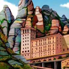 유명한 집 빈티지 포스터 도시 풍경 북유럽 캔버스 인쇄 그림 벽 예술 홈 장식 프레임, 5. H