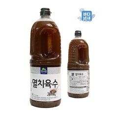 면사랑 멸치 육수 1.8L 멸치국물 잔치국수 만능 다시, 1