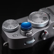 후지 필름 X GFX100RF X-M5 II 용 오목형 금속 소프트 셔터 릴리즈 버튼, 06 008