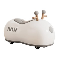 BIKEONE MINI29 PLUS 花生滑行車兒童溜溜車1-3歲寶寶 靜音萬向輪 免安裝開箱就能騎, 灰色, 1個