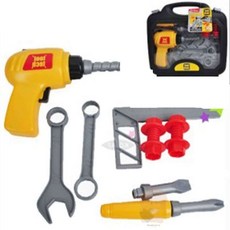 호두상점 레드박스 공구놀이 가방종합패키지 어린이공구장난감