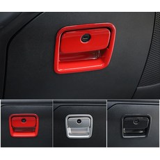 랭글러 JL 글로브박스 손잡이 프레임 키패널 몰딩, 실버