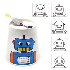 5인세트 진동모터 그림도안 종이컵 로봇 초등만들기 실험실 초등과학 과학상자 학교 교과서 어린이 로보트