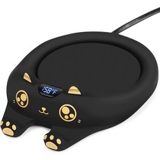 푸시 머그 워머 책상용 커피 자동 차단 3가지 온도 설정이 가능한 컵 차 물 우유 및 코코아용 전기 음료 플레이트컵 제외, Grape