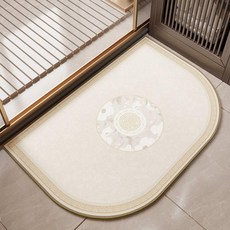 硅藻泥腳墊浴室地墊吸水墊防滑墊子 副廠商品, 疏雨滴桐, 1個