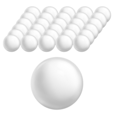 베베아인 아기 볼풀공 8.5cm 국산 KC, 01.밀크 화이트 60개, 60개