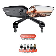 조정 회전 백미러 오토바이 측면, 1개, 1. HSJ-A-Tricity