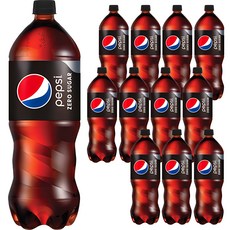 펩시 제로 슈거 탄산음료, 12개, 1.5L
