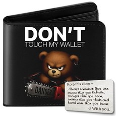 Tawazi 카드 포함 남아용 아동용 지갑 만 4-5-6-7-8-9-10-11-12-13-14-15-16세 가죽 지갑 - 십대 청소년 크리스마스 생일 선물 터치 금지 254