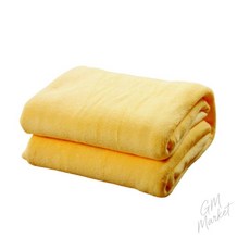 부드러운 플란넬 무릎 담요 옐로우 겨울 거실 사무실용 보온 소품 플란넬담요