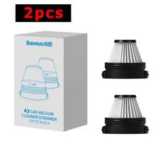베이스어스 자동차 진공 청소기용 필터 HEPA 나노 플리터 A3 15000Pa 2 개, 2PCS, 2PCS