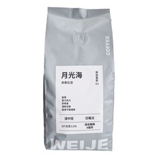 魏爵咖啡 月光海 耶加雪菲日曬咖啡豆, 454g, 1個, 全豆咖啡（未研磨）