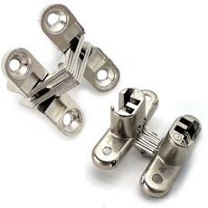 아이베란다 숨은 경첩 4구 매립경첩 실버 히든힌지 HB, 1개