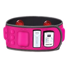 伊德萊斯 美體極速甩動按摩機 懶人甩脂機 筋膜環 多功能運動按摩腰帶 瘦腿, 粉色, 腰部按摩