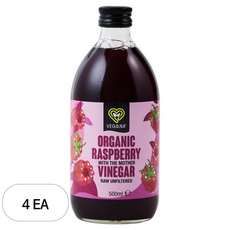 베가나 유기농 라즈베리 식초, 4개, 500ml