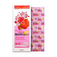 레모비타플러스정 딸기맛 120정 츄어블 비타민C, 6개