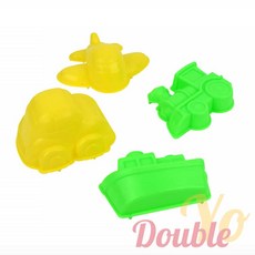 요비월드 모래놀이 몰드 교통 4종 모래놀이도구 모래놀이모양틀 모래놀이장난감