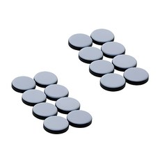 Ez slide 家具滑動墊 黏貼式 圓形 8入, 混合顏色, 2個