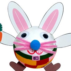 토끼 오뚜기인형 만들기 어르신놀이, 1개